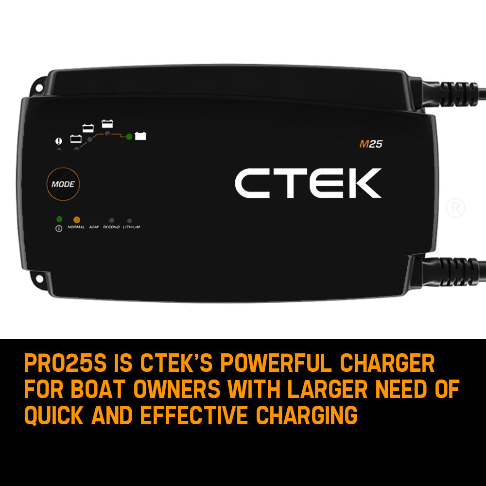 CTEK M25 Marine Boat Smart Battery Charger Lithium Mode AGM 12v CTEK-40-199 - image2