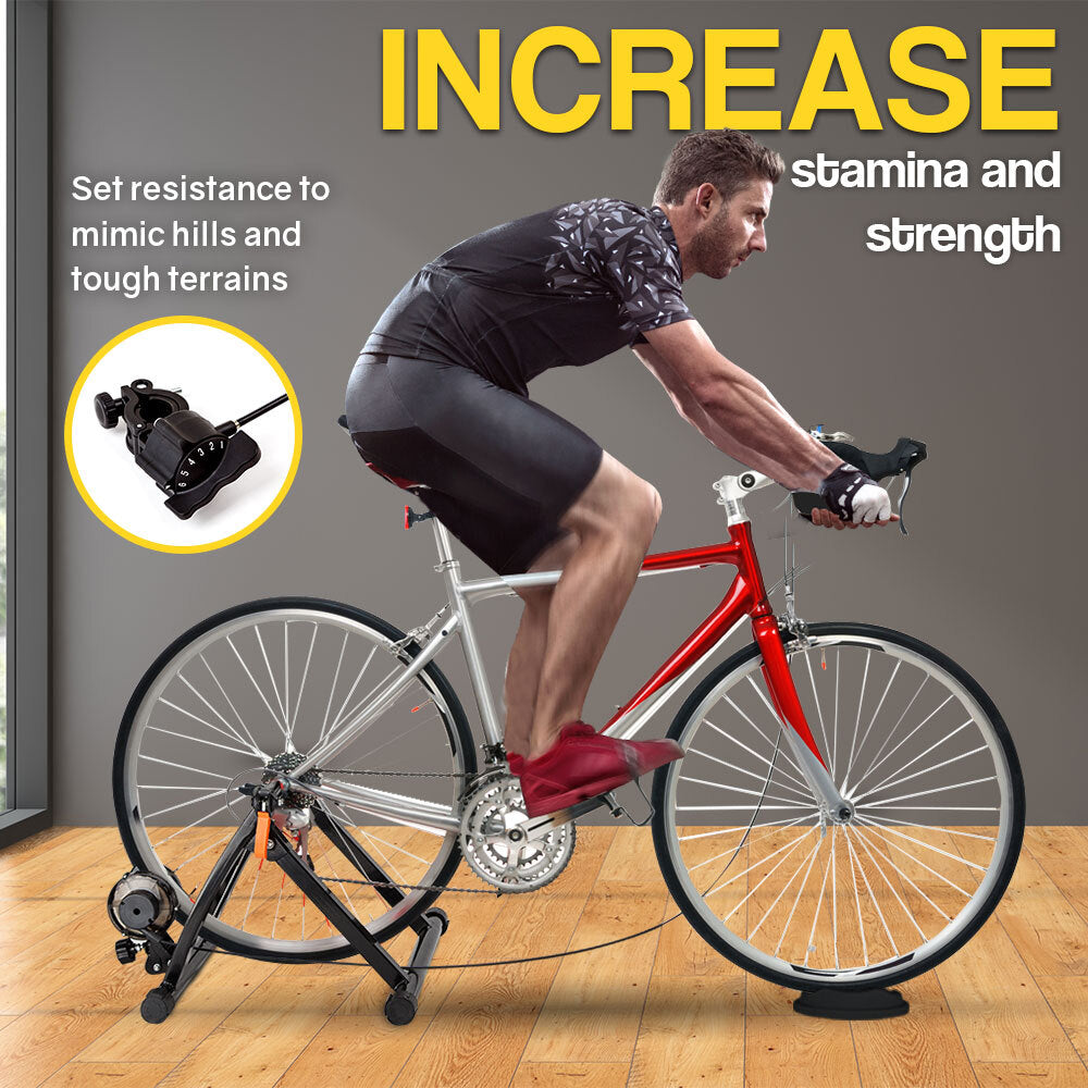 PROFLEX Indoor Bicycle Trainer - Bike Cycling Stationary Magnetic Stand Training - image2