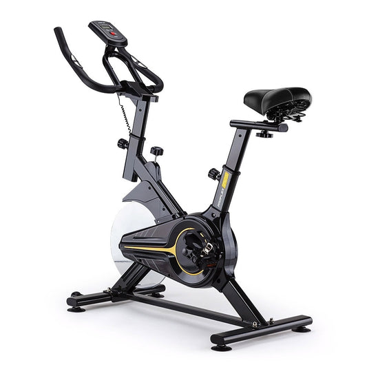 PROFLEX Commercial Spin Bike Flywheel Exercise Fitness Home Gym Yellow - image1