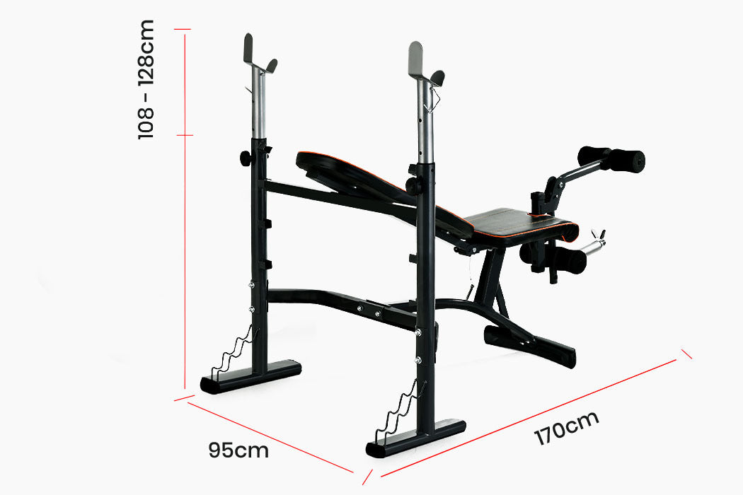 PROFLEX Weight Bench Workout Gym Press Adjustable Home Lifting Fitness Incline - image6