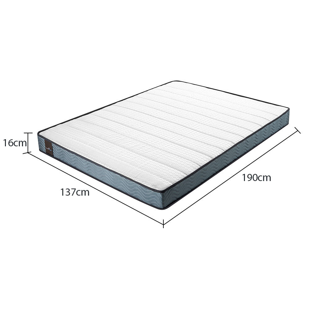 Kingston Slumber Mattress DOUBLE Bed Size Bonnell Spring Bedding Firm Foam Top 16CM - image6