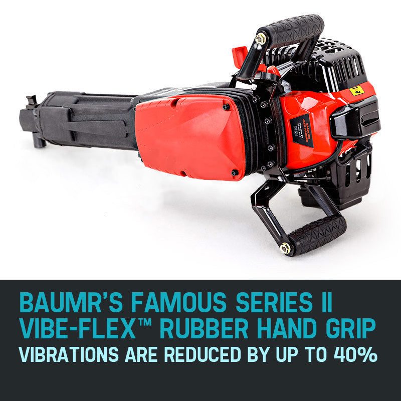 Baumr-AG JackHammer Demolition 3.5HP Petrol Jack Hammer Concrete Rock Drill - image7