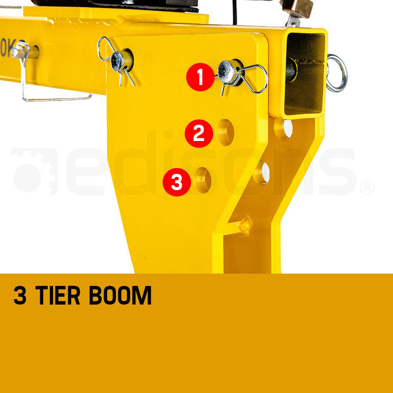 T-REX 800kg Electric Hoist Winch Crane 12V 360 Degree Engine Car Truck Lift - image5