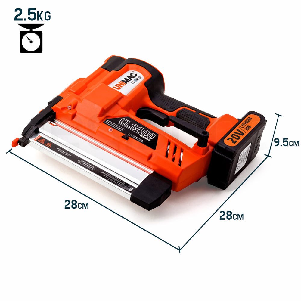 UNIMAC Finish Nailer 20V Lithium 16ga Brad Nailer Cordless Nail Gun - image6