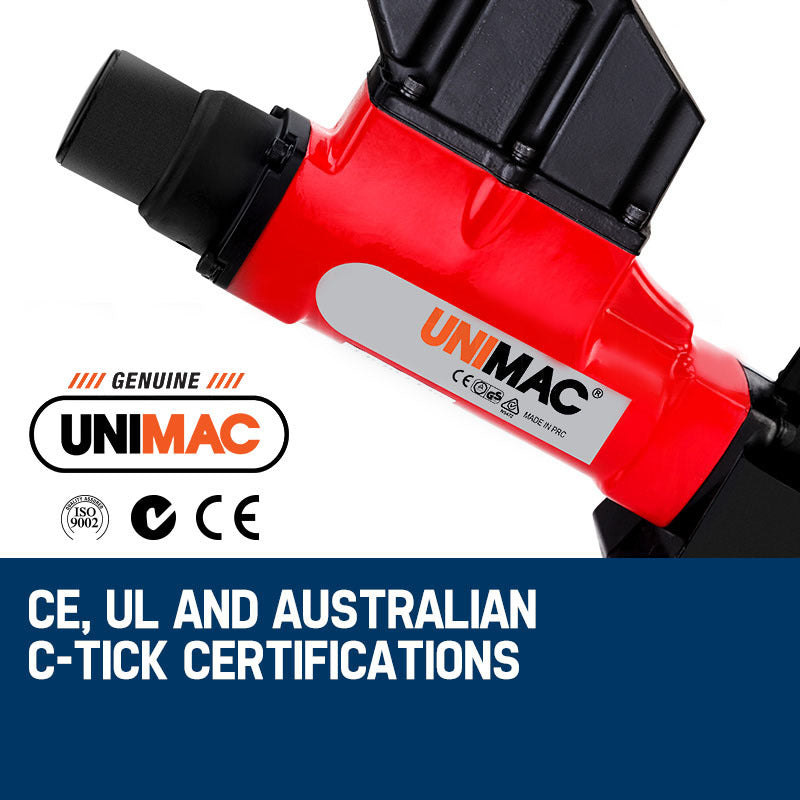 UNIMAC Pneumatic Flooring Nailer Staple Gun Floor Gas Nail Cleat Stapler - image9