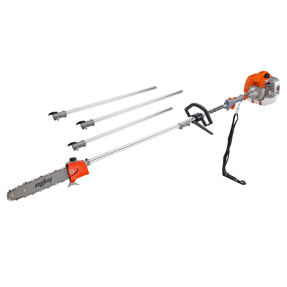 MTM 62CC Pole Chainsaw Saw Petrol Chain Tree Pruner Extended Extension Cutter - image1