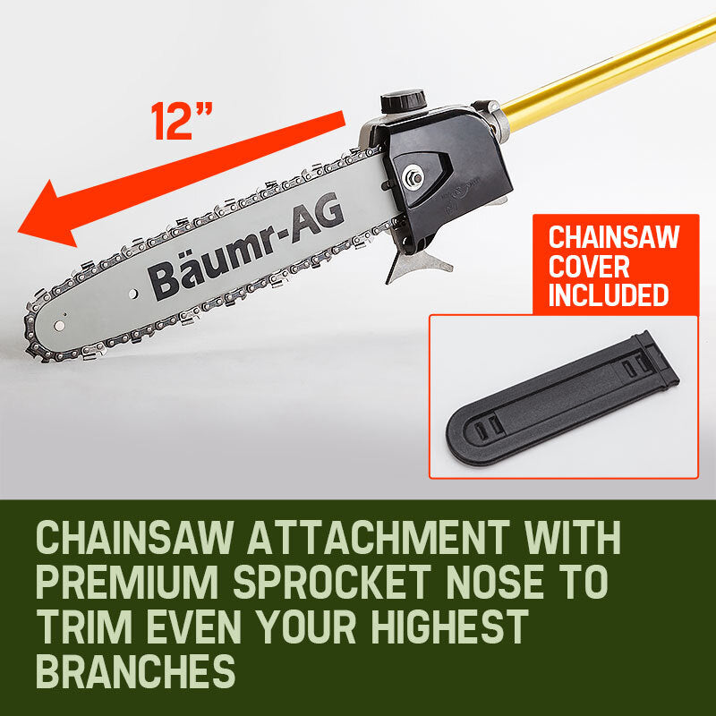 Baumr-AG 65CC Petrol Pole Chainsaw Chain Saw Pruner Pro Arbor Tree Tool Cutter - image7