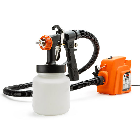 UNIMAC 3-Way Nozzle Electric Paint Sprayer Gun HVLP DIY Spray Station 450W - image1