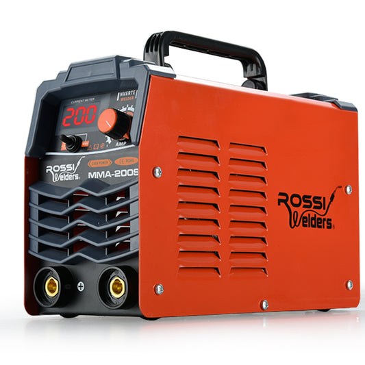 ROSSI Stick Welder 200 Amp Inverter Welding Machine MMA Portable ARC DC 200A Gas - image1