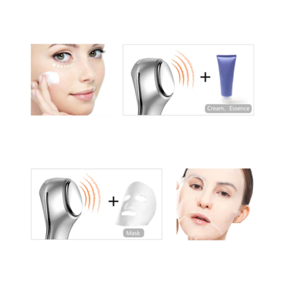 TOUCHBeauty Hot/Cool Sonic Vibration Facial & Eye Massager (Skin Rejuvenator) TB-1589 - image10