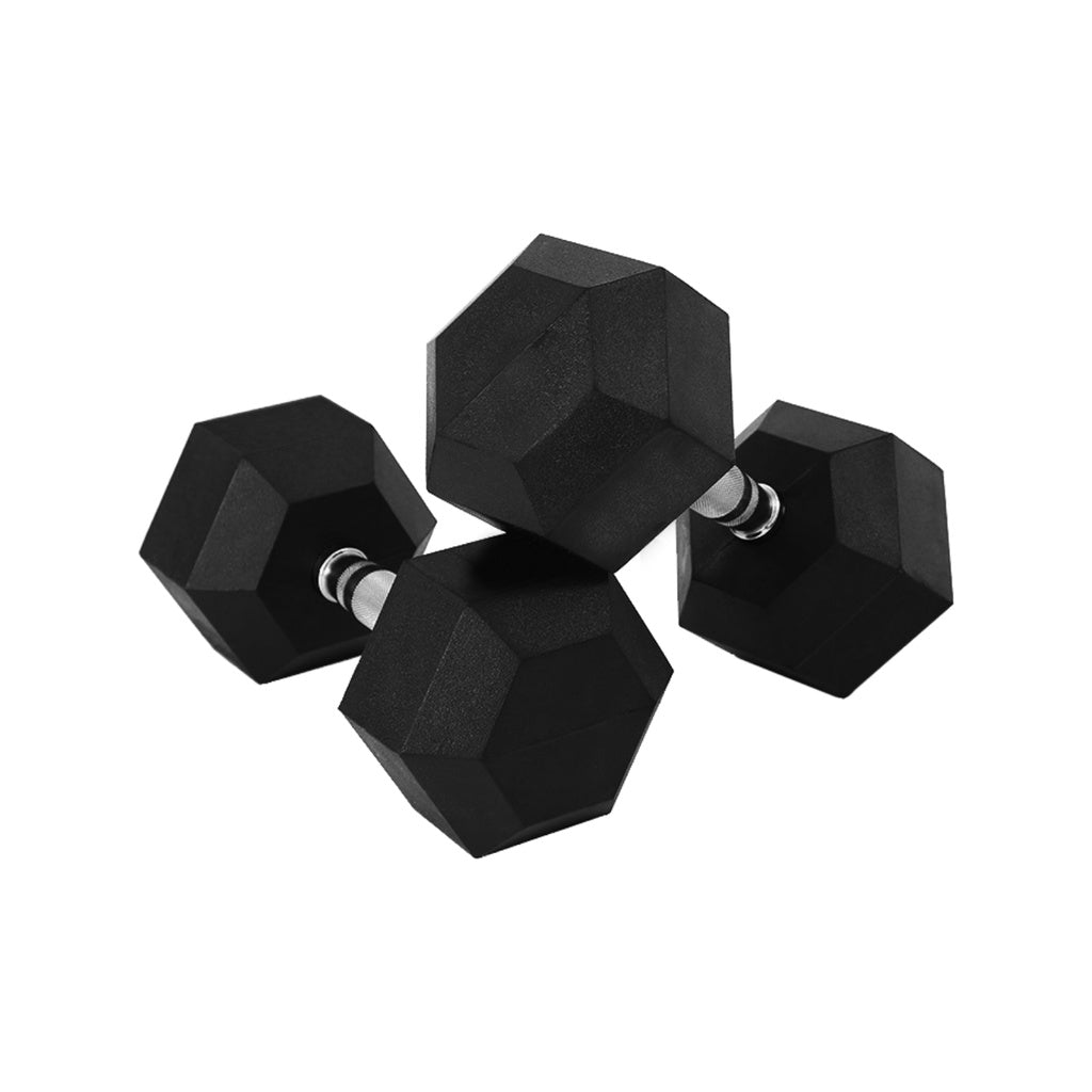 VERPEAK Rubber Hex Dumbbells (5KG x 2) VP-DB-116 - image1