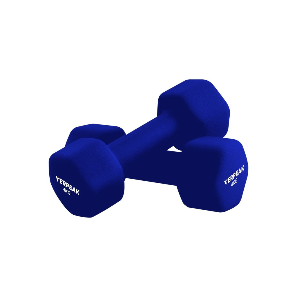 Verpeak Neoprene Dumbbell 4kg x 2 Blue VP-DB-137-AC - image1