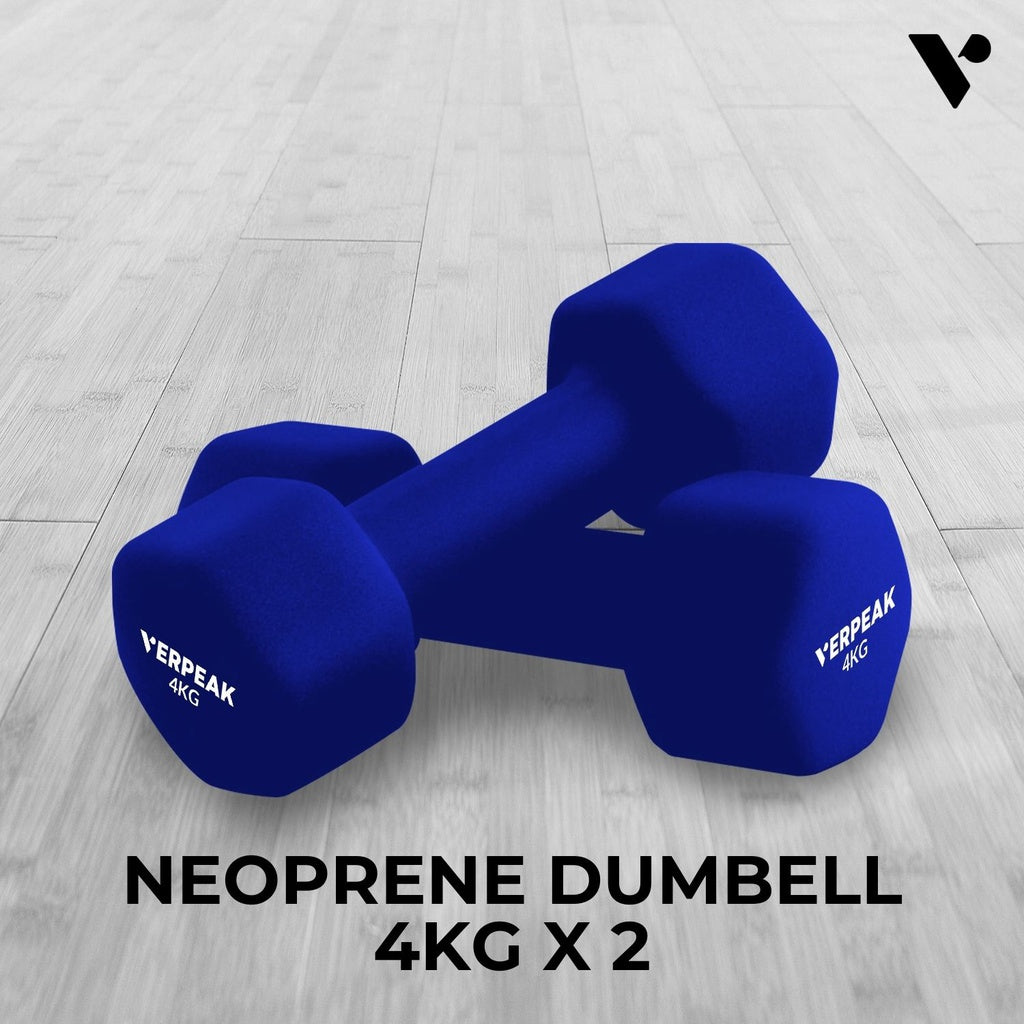 Verpeak Neoprene Dumbbell 4kg x 2 Blue VP-DB-137-AC - image2