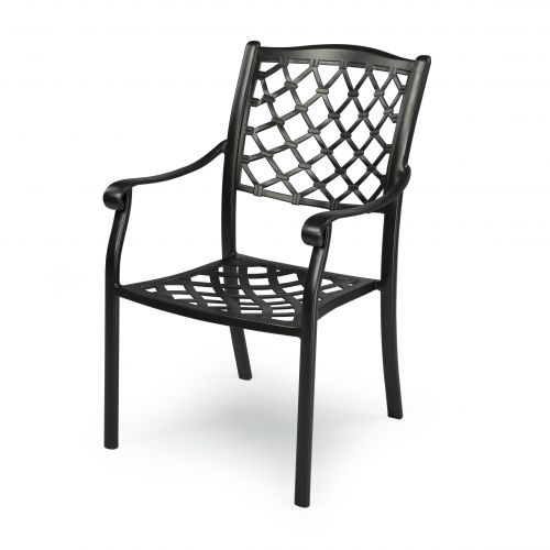 Fiji Metal Outdoor Dining chair with cushions (1 pair) - image3