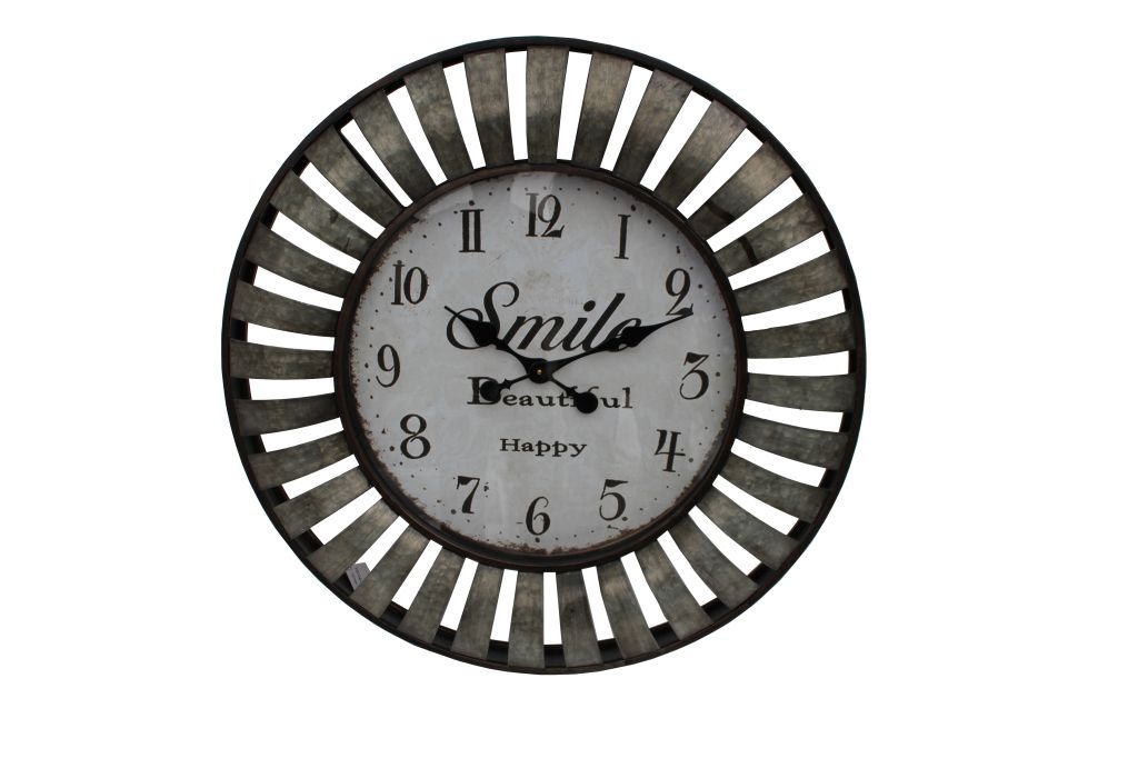 82cm Viking Metal Wall Clock - image1