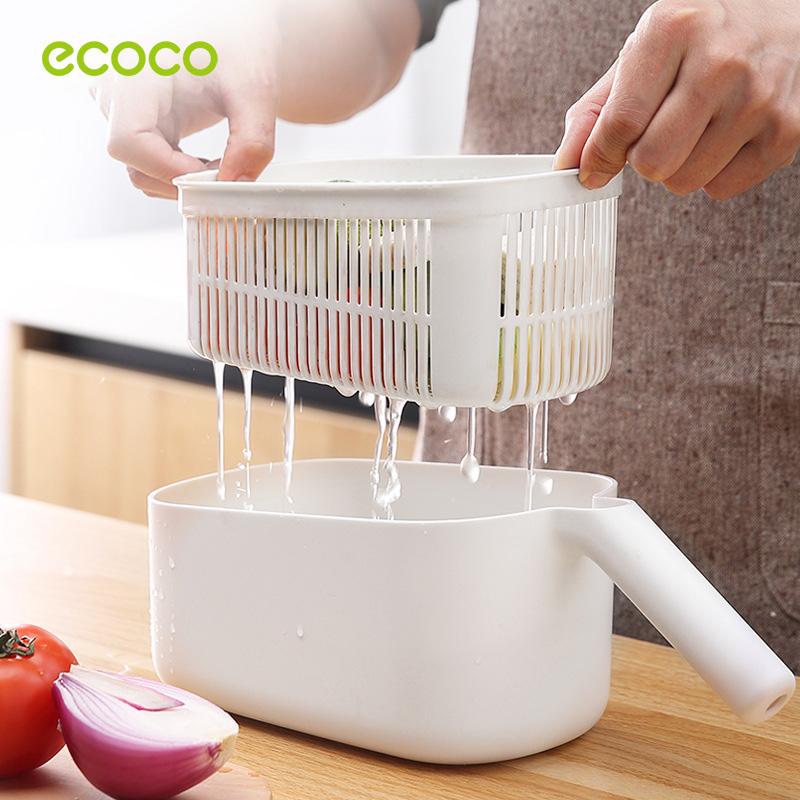 Ecoco Vegetable Chopper Spiralizer Vegetable Slicer Dicer Onion Food Cutter Home Use Grey - image5