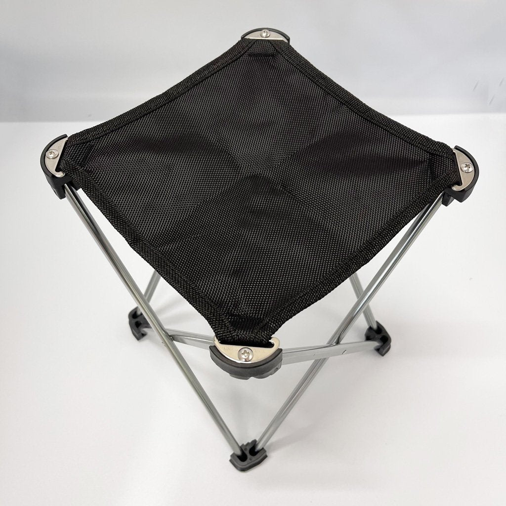 Mini Portable Outdoor Folding Stool Camping Fishing Picnic Chair Seat 80kg Black - image4