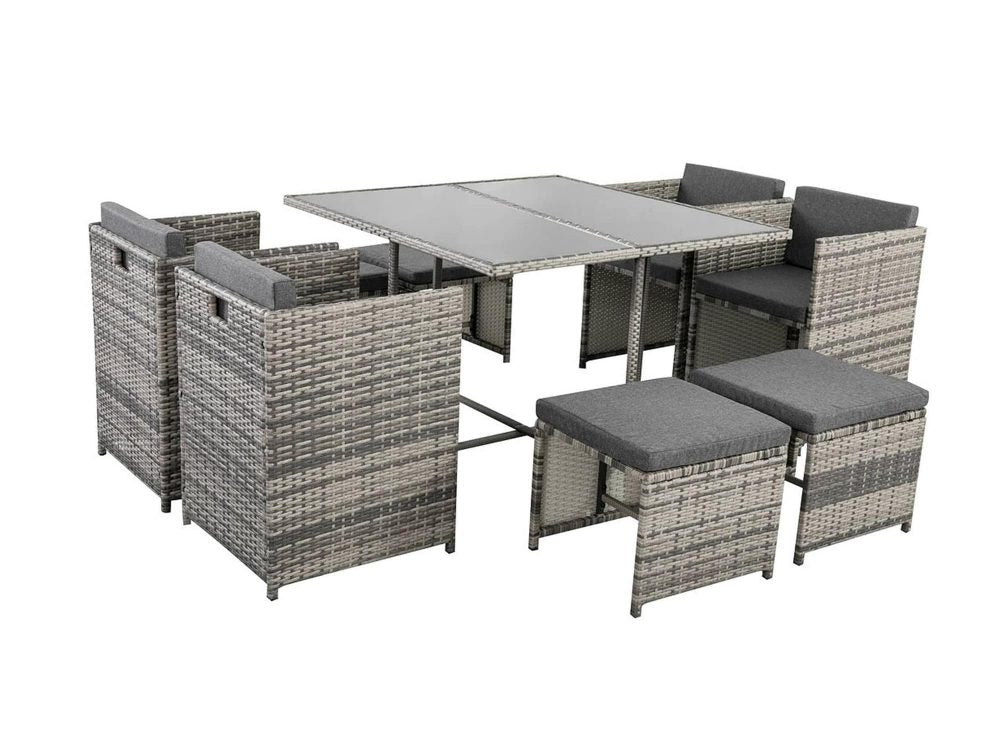 Horrocks 8 Seater Outdoor Dining Set _x0013_ Grey - image4