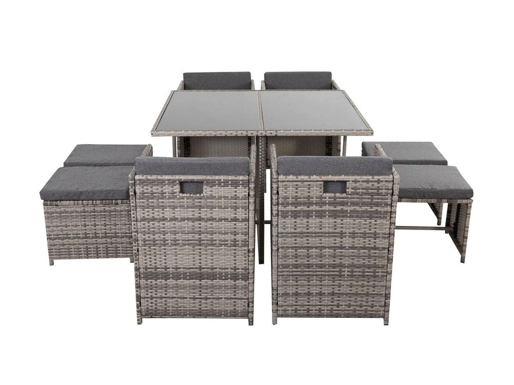 Horrocks 8 Seater Outdoor Dining Set _x0013_ Grey - image3