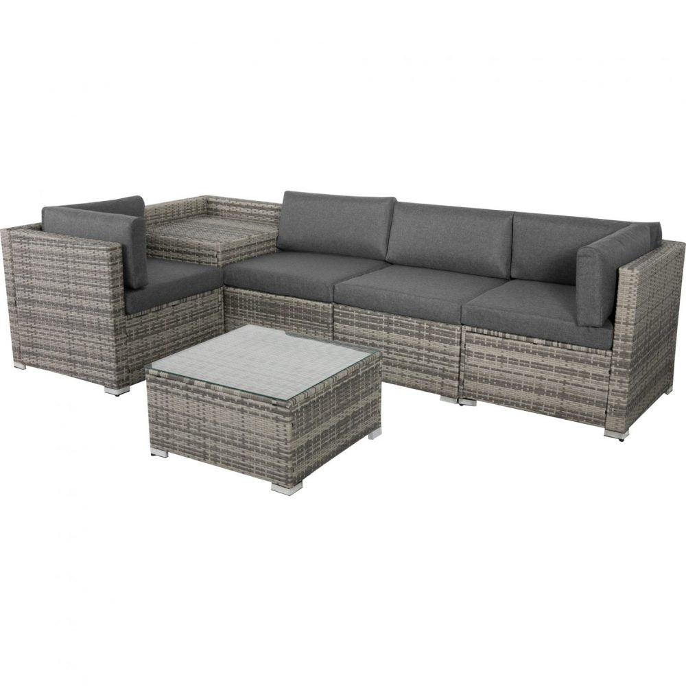 6PCS Outdoor Modular Lounge Sofa Coogee - Grey - image2