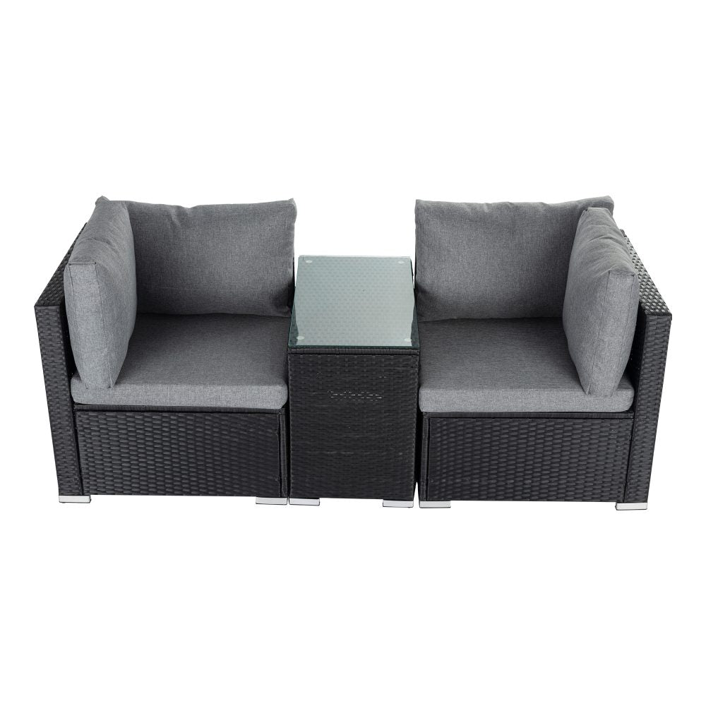 Modular Outdoor Wicker Lounge Set - image5