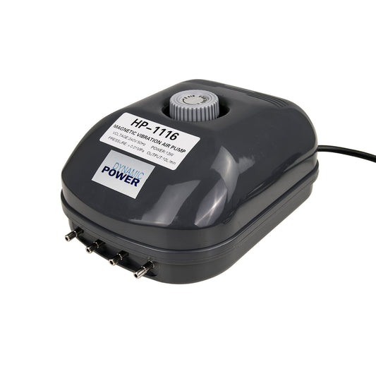 Aquarium Air Pump Oxygen Hydroponic 4 Outlet 360L/H 13W - image1