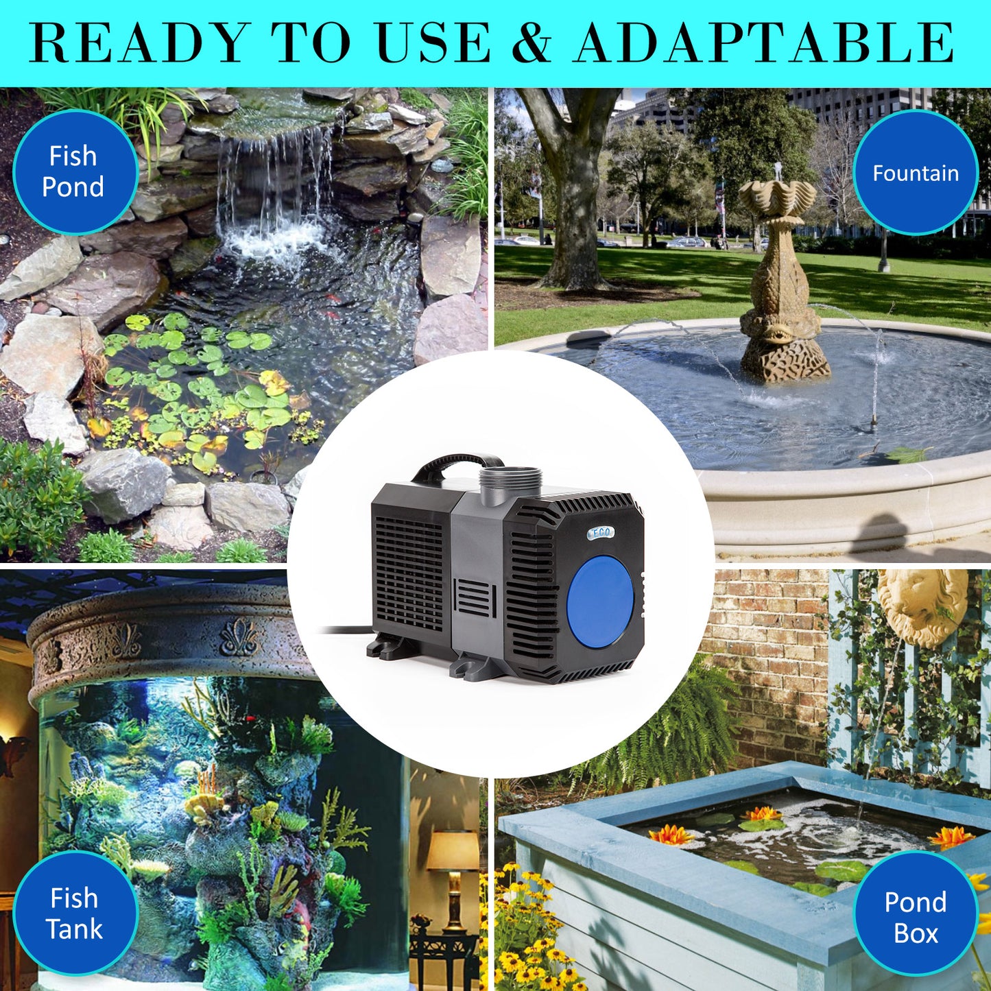 Aquarium Submersible Pond Water Pump 10000L/H - image10