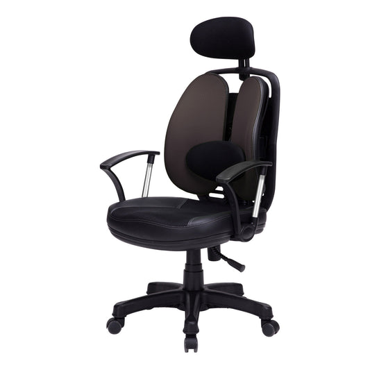 Korean Grey Office Chair Ergonomic SUPERB - image1