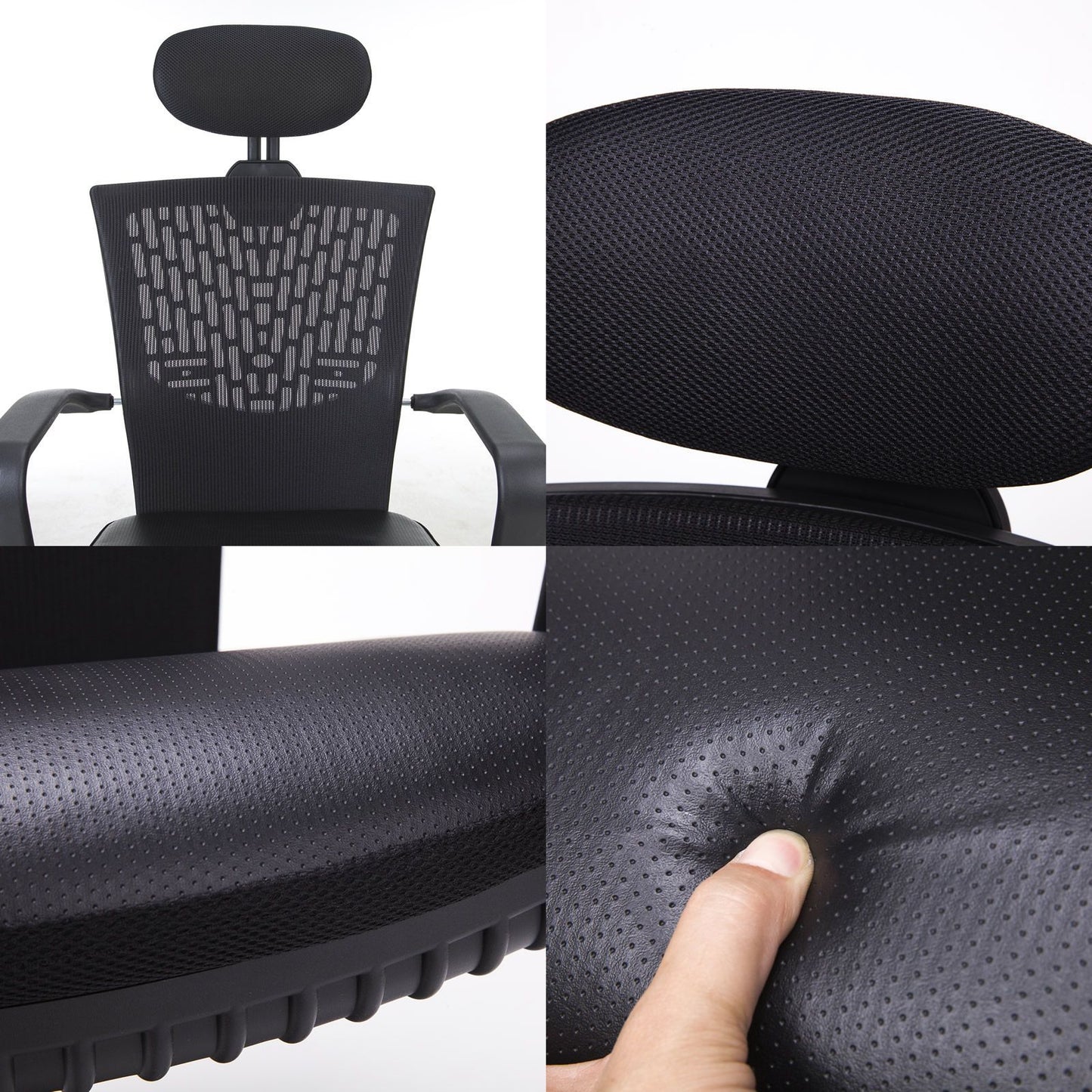 Korean Black Office Chair Ergonomic Chill - image11