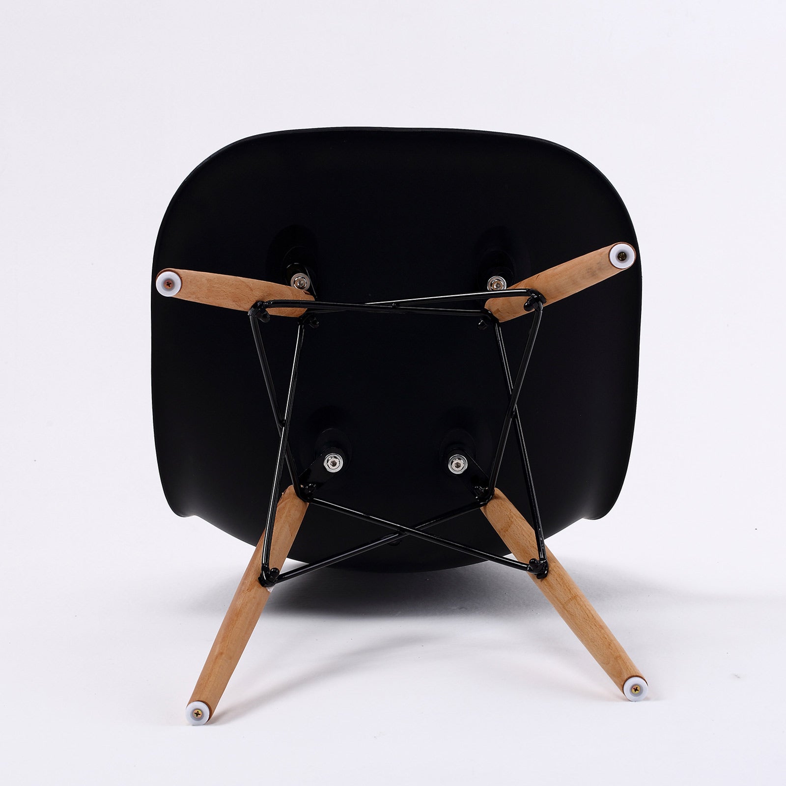 2 Set Black Retro Dining Cafe Chair DSW PP - image6
