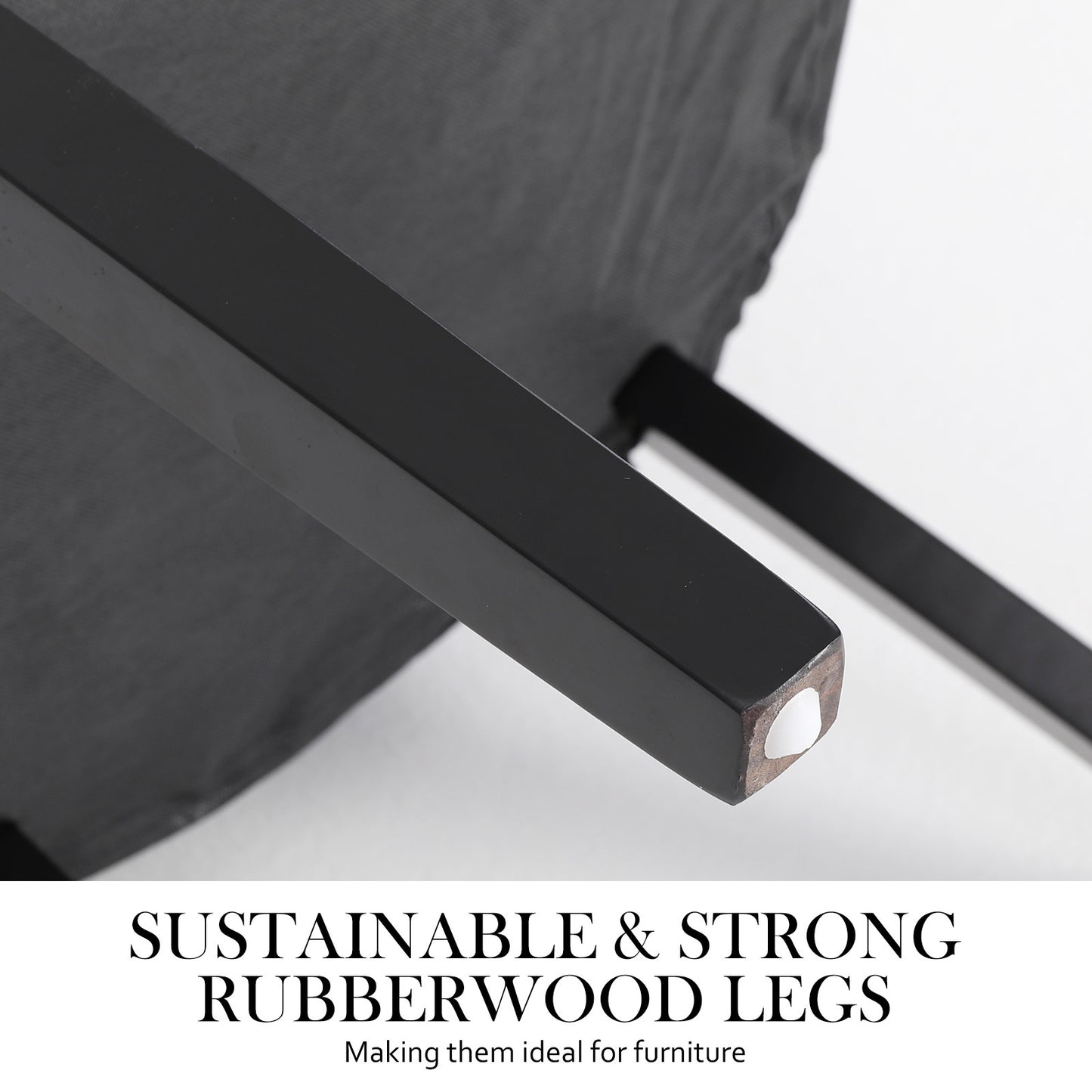 2 Set Black French Provincial Dining Chair Ring Studded Lisse Velvet Rubberwood - image10