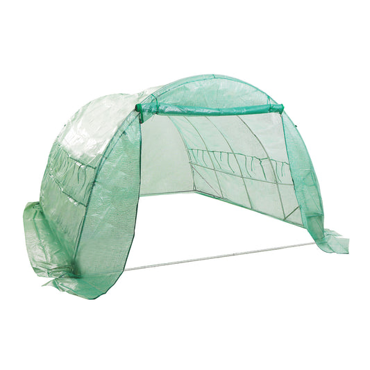 Home Ready Dome Hoop Tunnel Polytunnel 4x3x2M Garden Greenhouse Walk-In Shed PE - image1