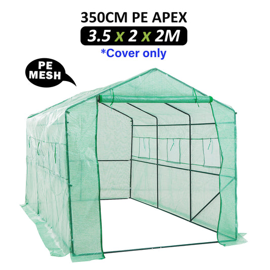 Home Ready Apex 350m Garden Greenhouse Shed PE Cover Only - image1