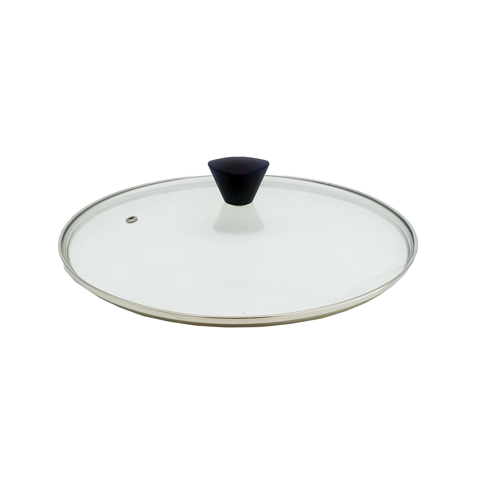 KOMAN 28cm Stainless Steel Glass Lid with Bakelite Handle - image1