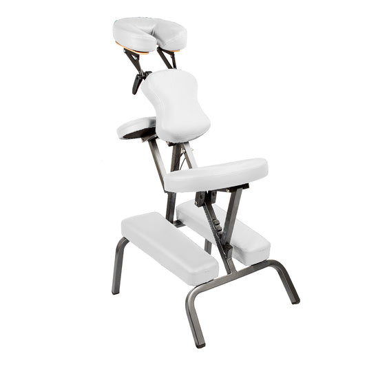 White Portable Beauty Massage Foldable Chair Table Therapy Waxing Aluminium - image1