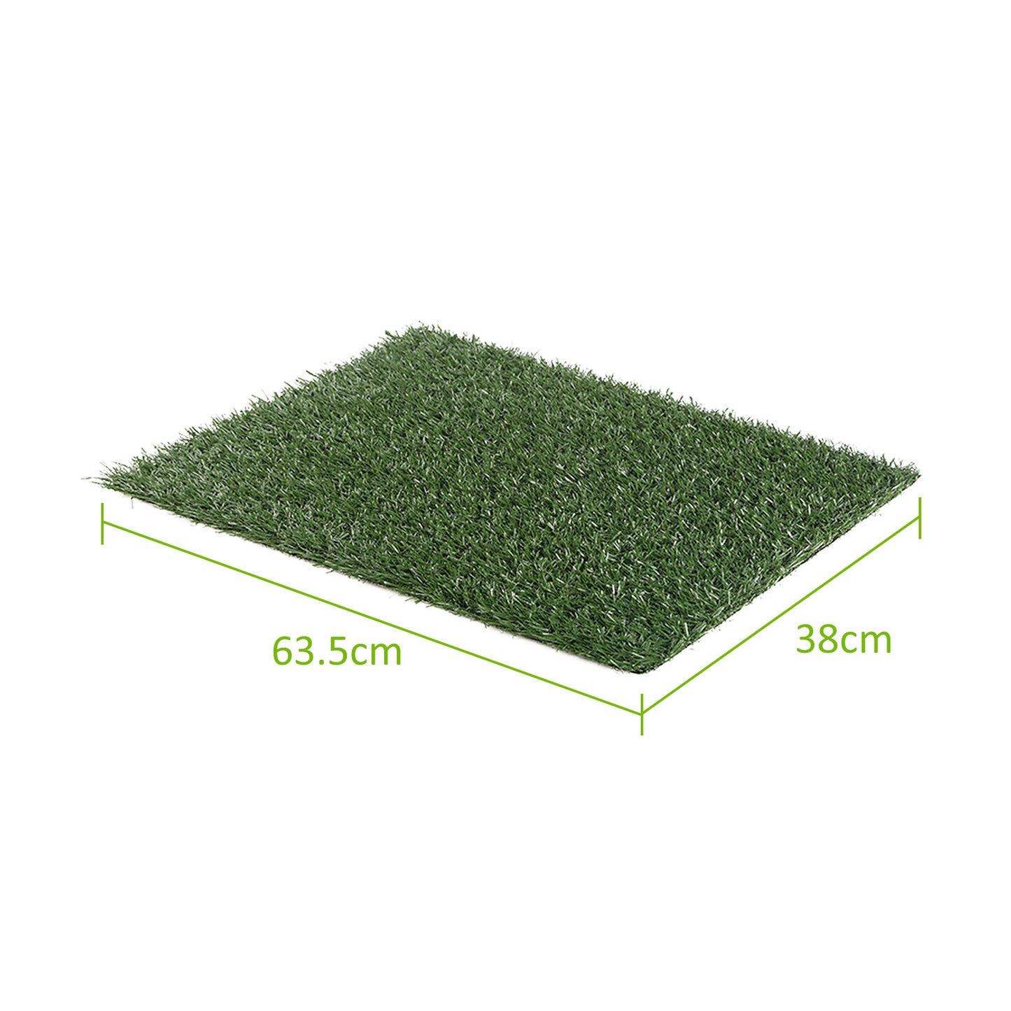 2 Grass Mat for Pet Dog Potty Tray Training Toilet 63.5cm x 38cm - image6