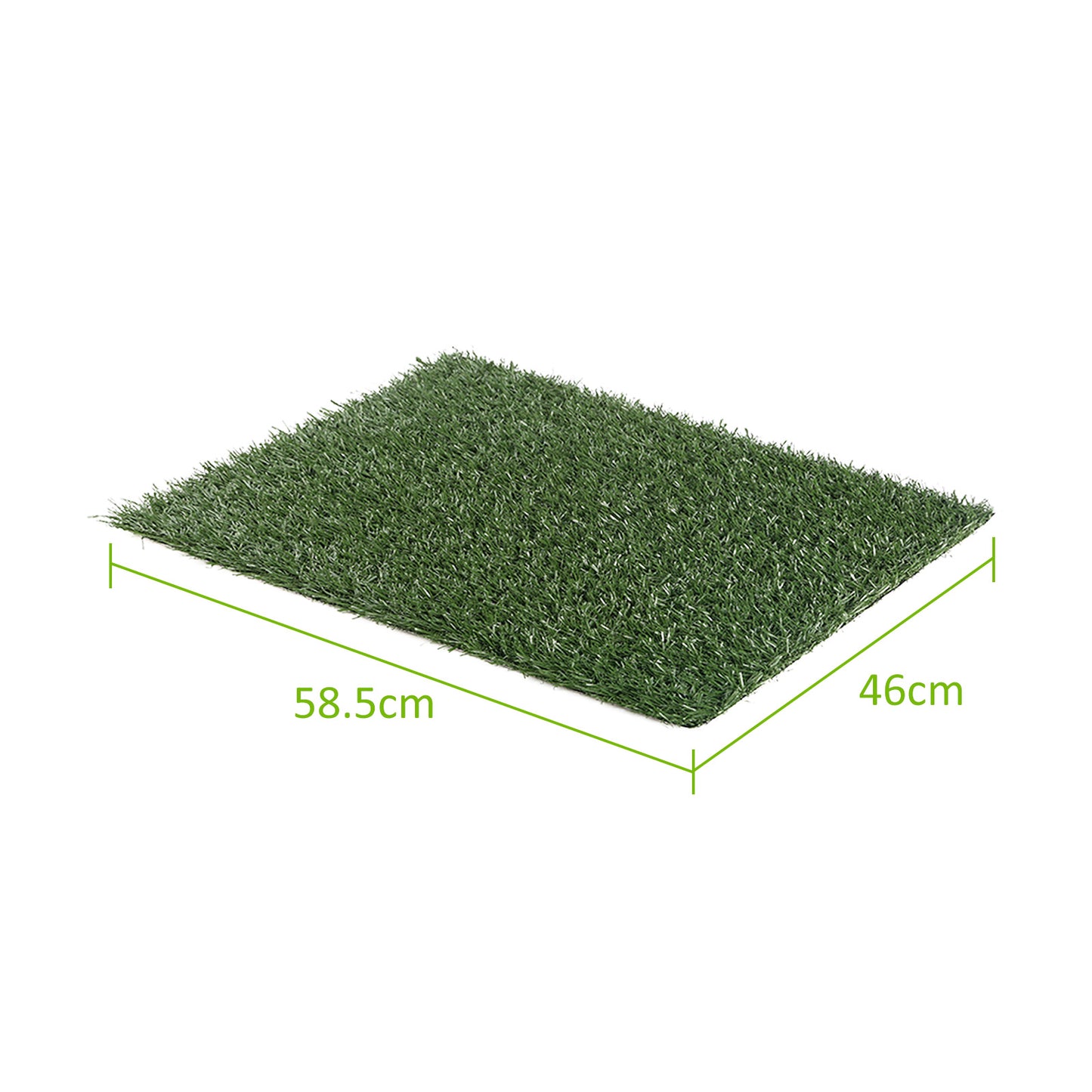 2 Grass Mat for Pet Dog Potty Tray Training Toilet 58.5cm x 46cm - image6