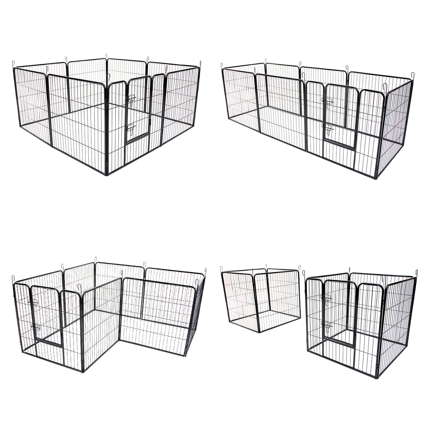 Pet Playpen Heavy Duty 32in 8 Panel Foldable Dog Exercise Enclosure Fence Cage - image3
