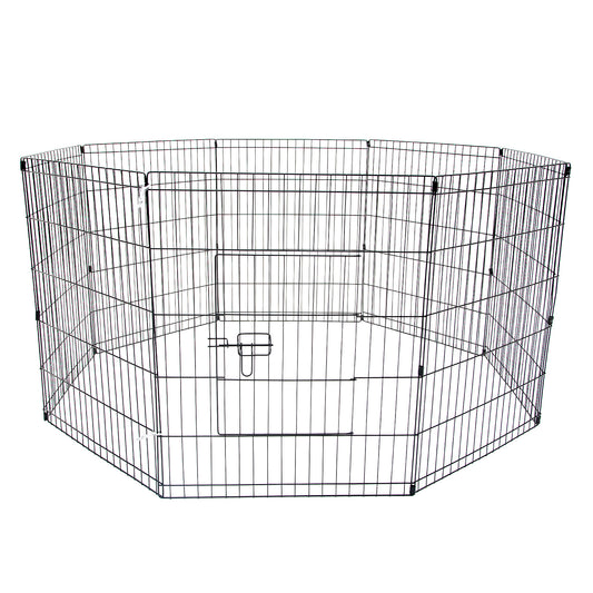 Pet Playpen 8 Panel 36in Foldable Dog Exercise Enclosure Fence Cage - image1