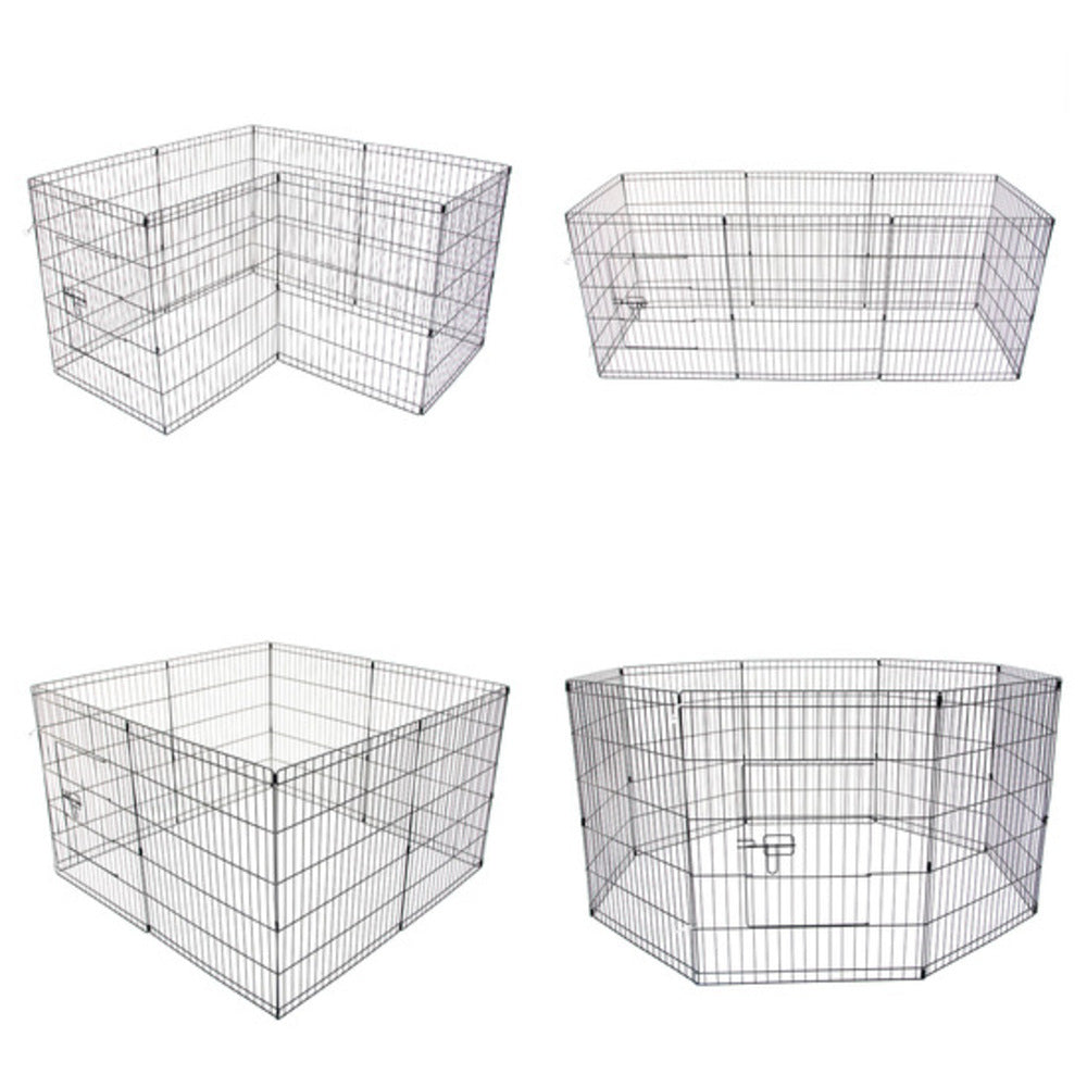 Pet Playpen 8 Panel 36in Foldable Dog Exercise Enclosure Fence Cage - image3
