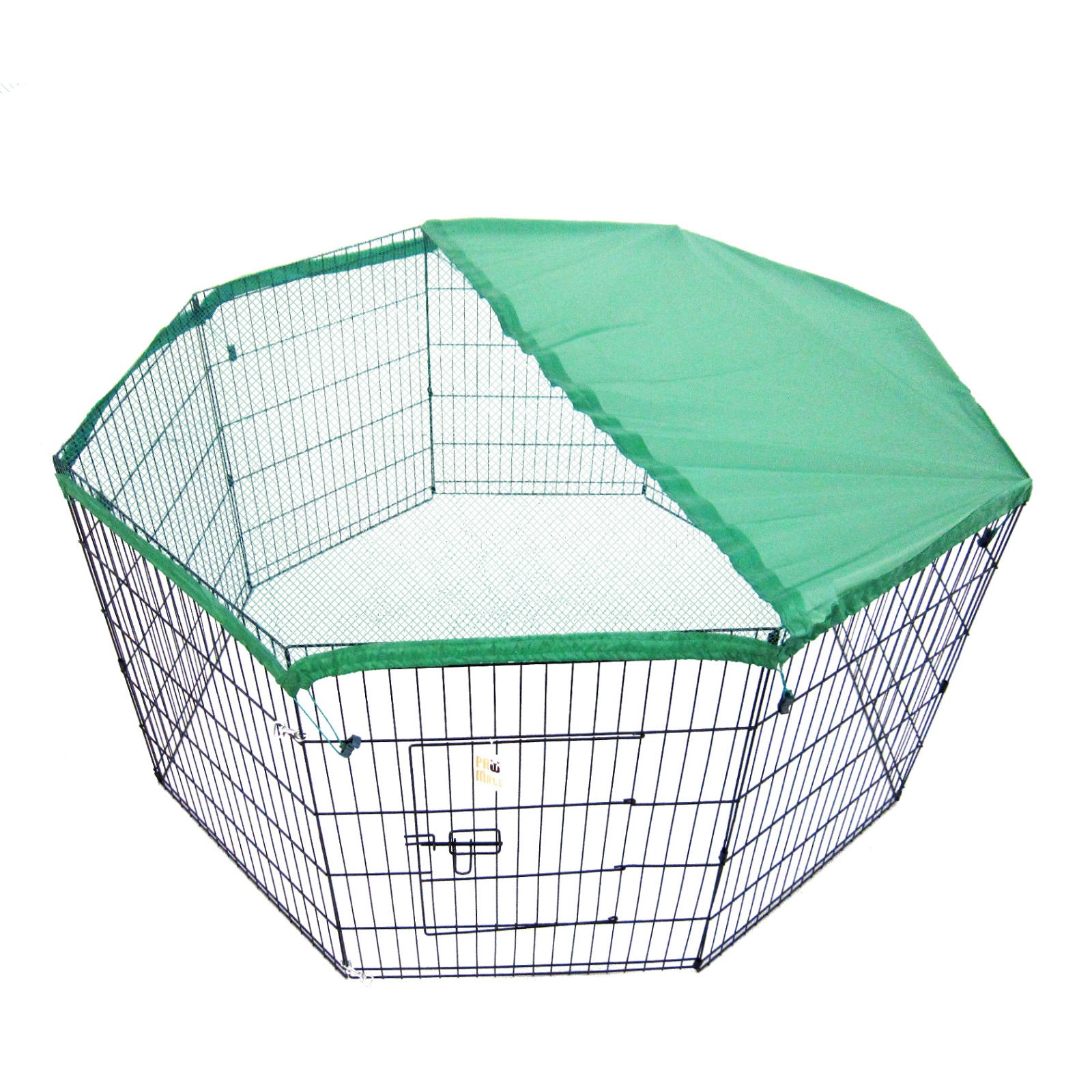 Pet Playpen 8 Panel 36in Foldable Dog Cage + Cover - image1