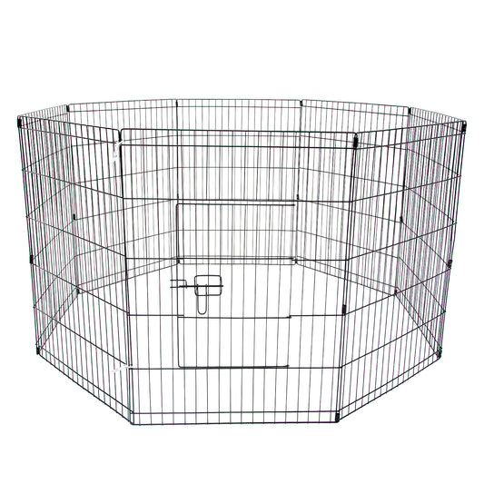 Pet Playpen 8 Panel 42in Foldable Dog Exercise Enclosure Fence Cage - image1