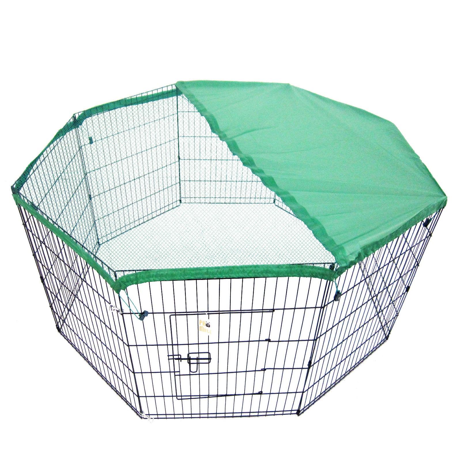 Pet Playpen 8 Panel 42in Foldable Dog Cage + Cover - image1