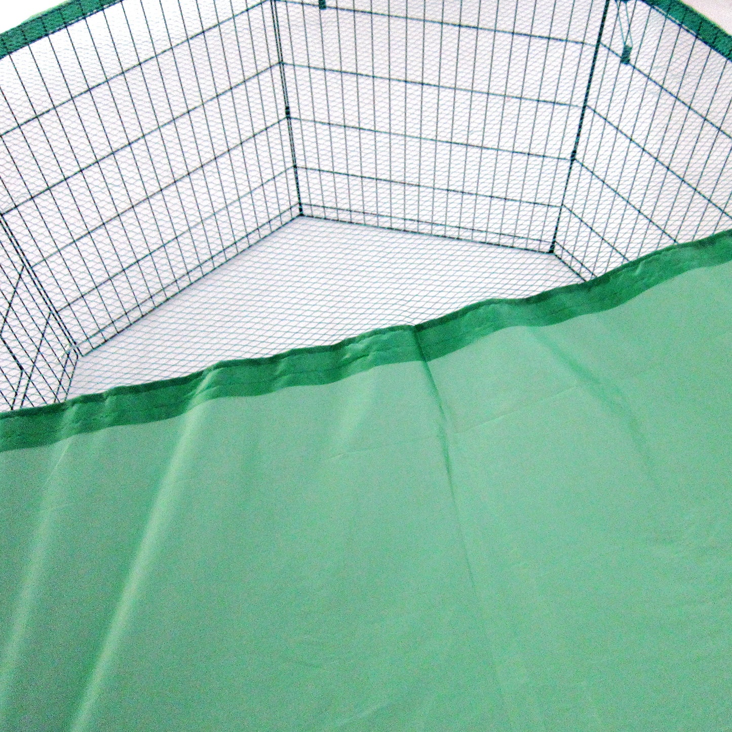 Green Net Cover for Pet Playpen 30in Dog Exercise Enclosure Fence Cage - image4