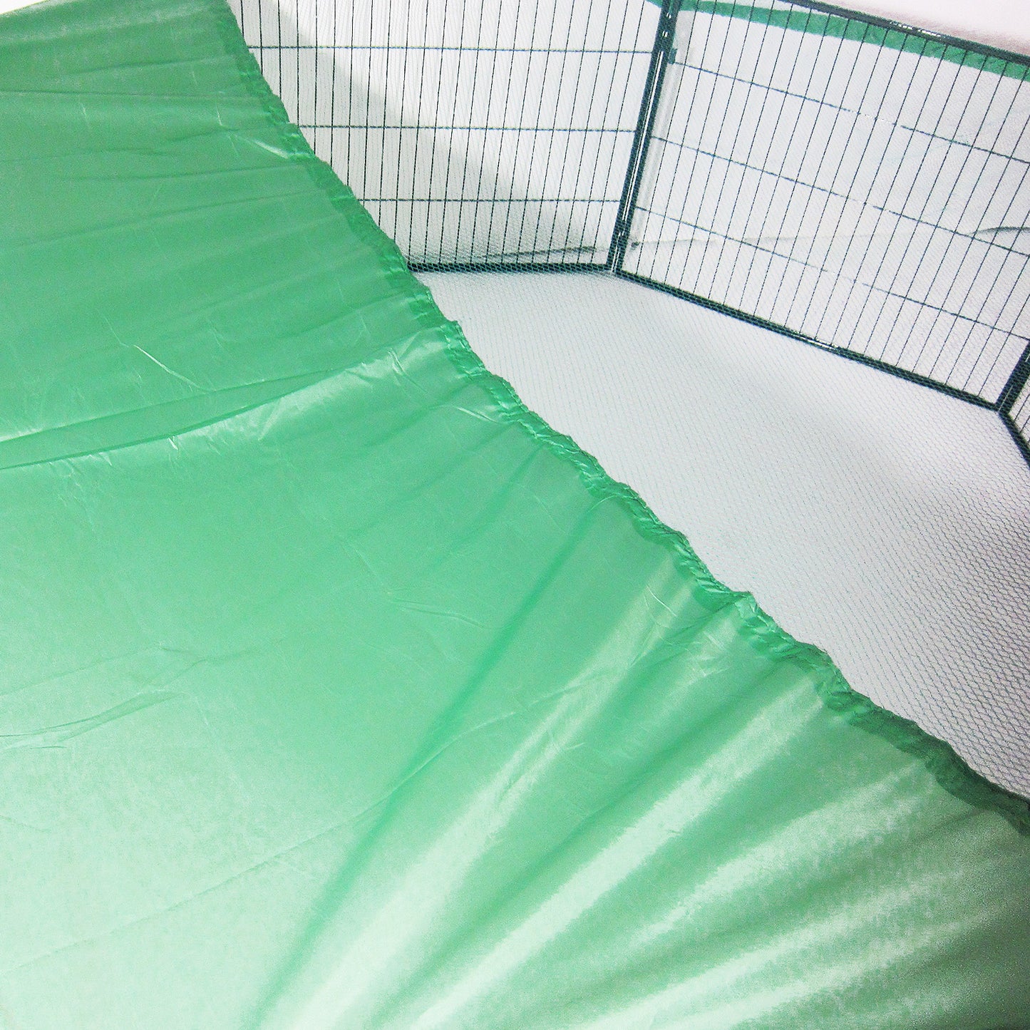 Green Net Cover for Pet Playpen 32in Dog Exercise Enclosure Fence Cage - image4