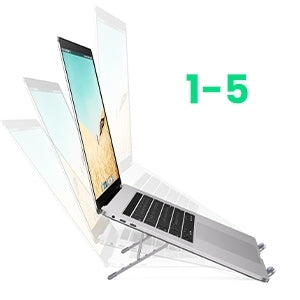 40289 Foldable Laptop Stand (Silver) - image6