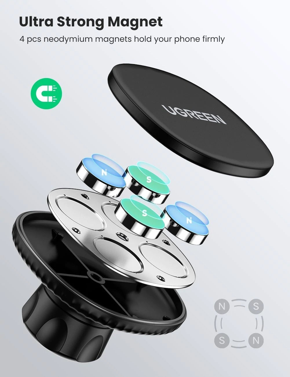 80785 Magnetic Phone Car Mount - image4