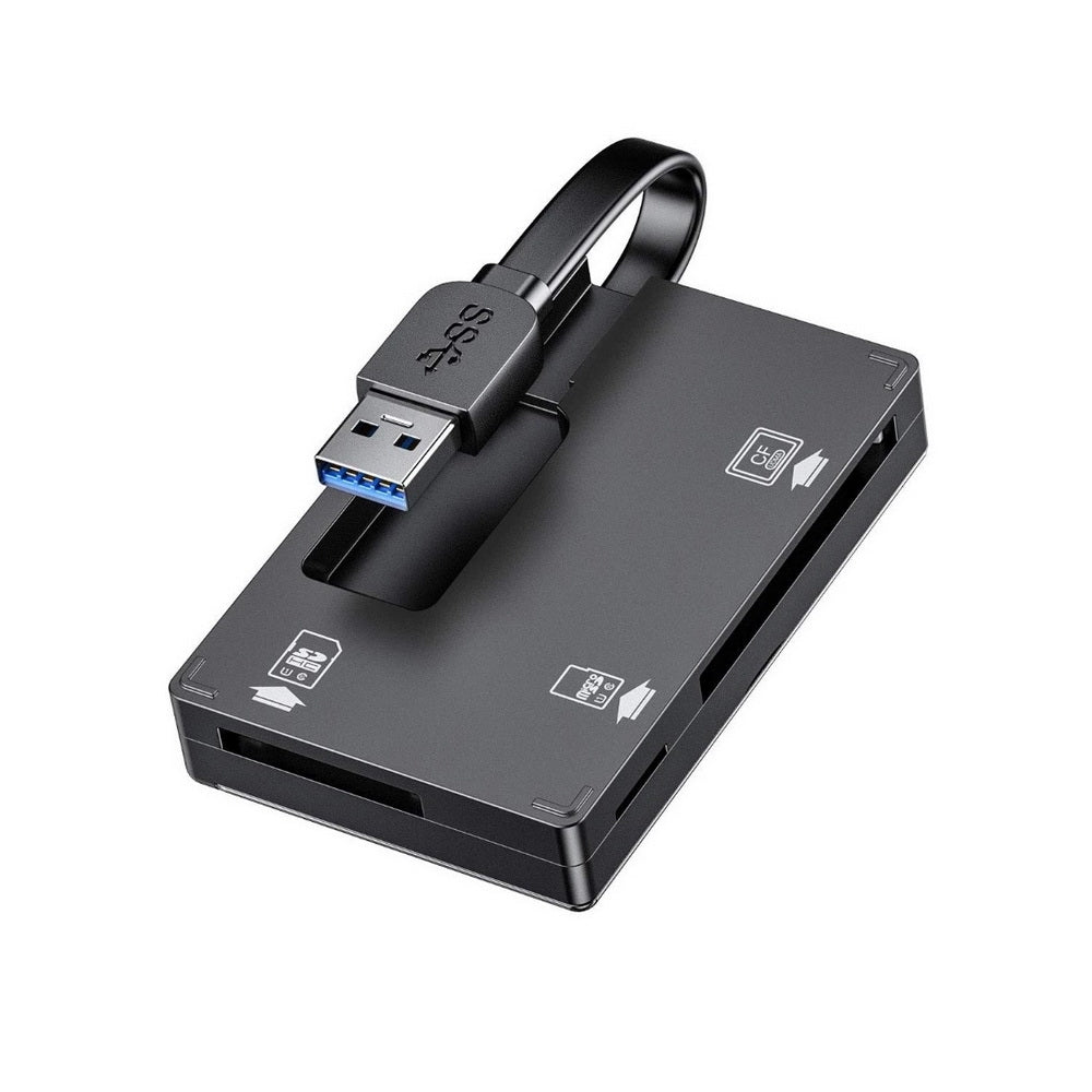 CR309 3-Slot SuperSpeed USB 3.0 Card Reader with Card Storage Case - image3