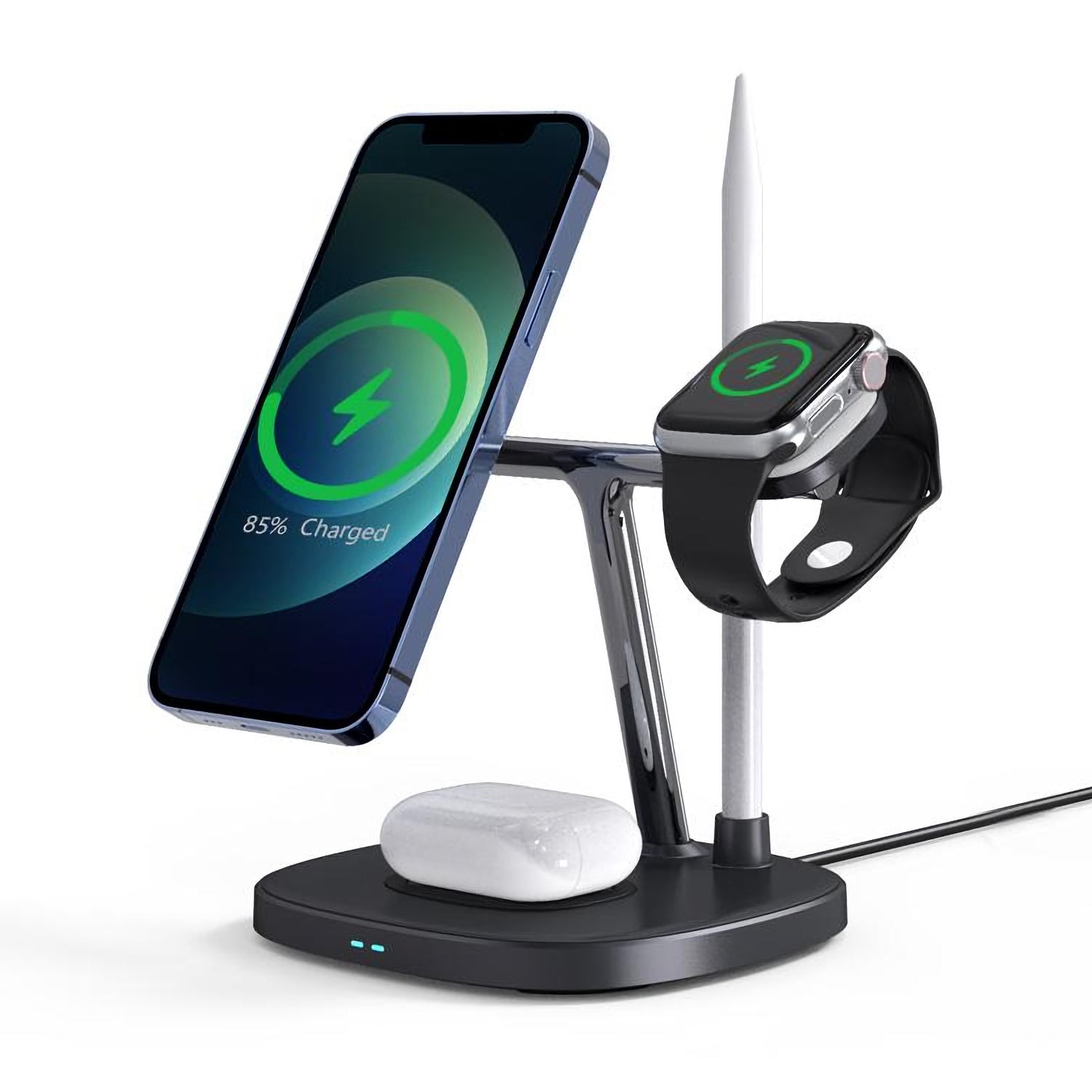 T583-F 4-in-1 Magentic Wireless Charging Station for iPhone/Apple Watch/Headphones/Pencil - image3