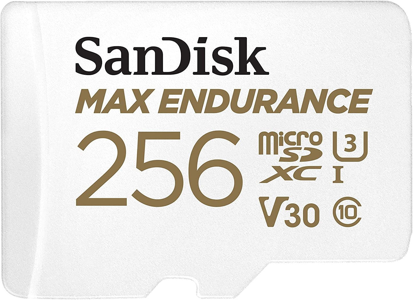 Sandisk Max Endurance Microsdxc Card SQQVR 256G (120 000 HRS) UHS-I C10 U3 V30 100MB/S R 40MB/S W SD Adaptor SDSQQVR-256G-GN6IA - image1